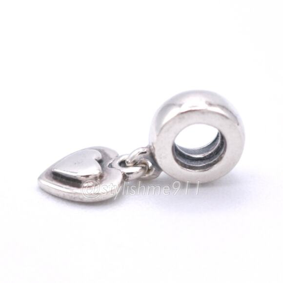 Authentic PANDORA Silver Heart Dangle - 790373 - Picture 8 of 12